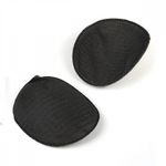 Плечевые накладки (подплечники) реглан 110х165х15 мм, АТ.ОРФ15 цв.черный, 10 пар