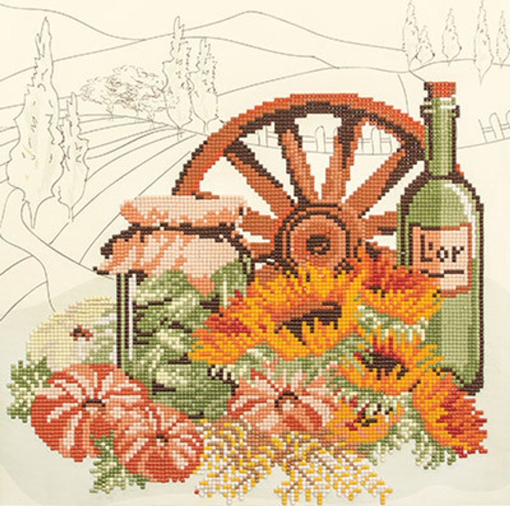 Алмазная (кристальная) мозаика Фрея, Урожайный год, 30х30 см