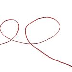 Шнур металлизированный 1.0 мм, / 50 метров, т.красный/d.red, Gamma С 2736 рис 5888