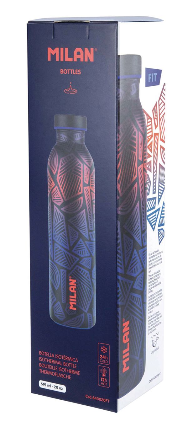 Бутылка металлическая для напитков Fit special series 591 мл, 643020FT, Milan