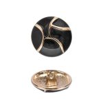 Пуговицы металл 20 мм, 100 шт, 30 золото, Gamma MB 0271