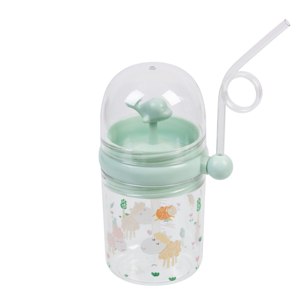 Бутылка пластиковая 260 мл, 8х8х15 см, №02 зеленый, Lol&Pop LLP-007