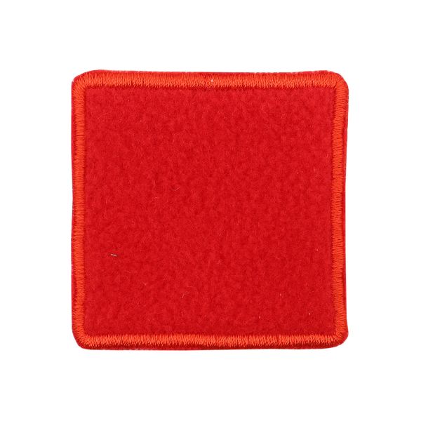Термоаппликация Квадрат, 50х50мм (10 шт) (красный), 010