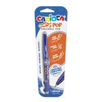 Ручка шариковая пиши-стирай OOPS Pop ⌀1 мм, 0.7 мм, 41044/02 цвет чернил: синий, Carioca