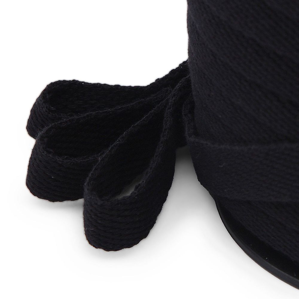 Шнур плоский плетеный х/б ⌀15.0 мм / 50 метров, черный