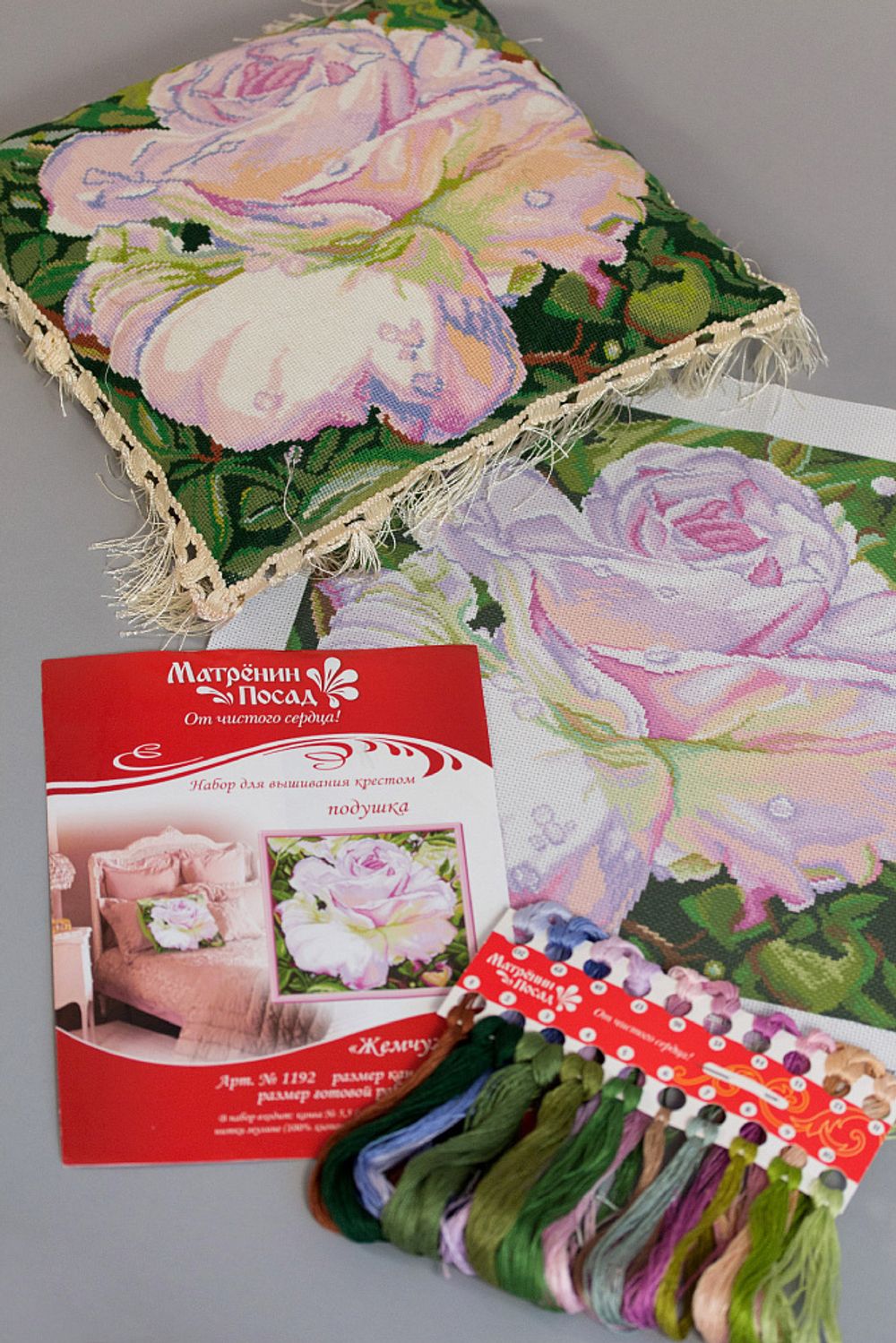 Набор для вышивания нитками Матренин Посад, Жемчужина 41х41 см