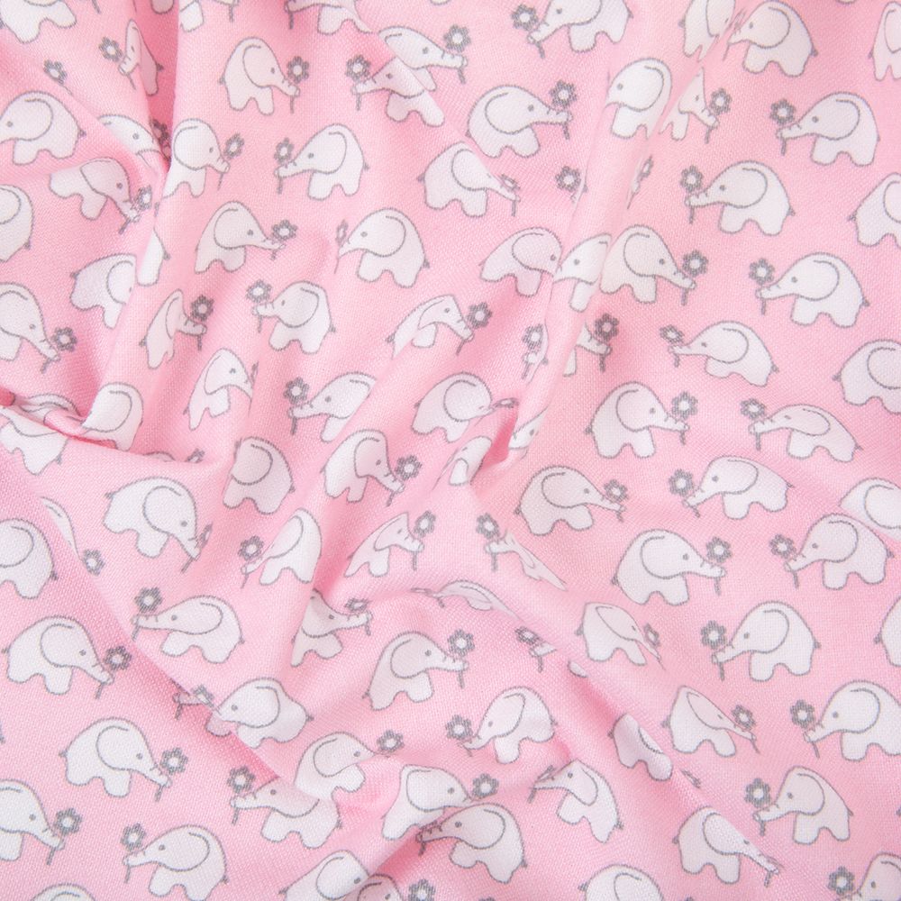 Ткань для пэчворка Peppy Молочные сны фланель, отрез 100х110 см, 175 г/м², МС-23 розовый, Peppy