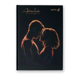 Артбук (скетчбук), глянцевая ламинация, блок белый, 7Бц, A5 100 г/м², сшивка 104 л. 4 шт, Влюблённые 01641, Светоч А238