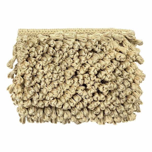 Бахрома отделочная 50.0 мм / 10 метров, с кистями 195 св.бежевый