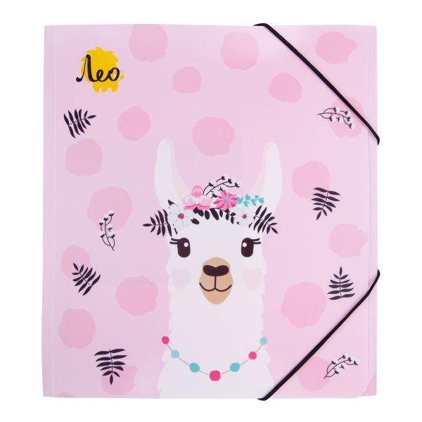 Папка на резинке A5 LRF-07 450 мкм 25 мм, песок, 6 шт, 01-Лама, Лео LRF-07