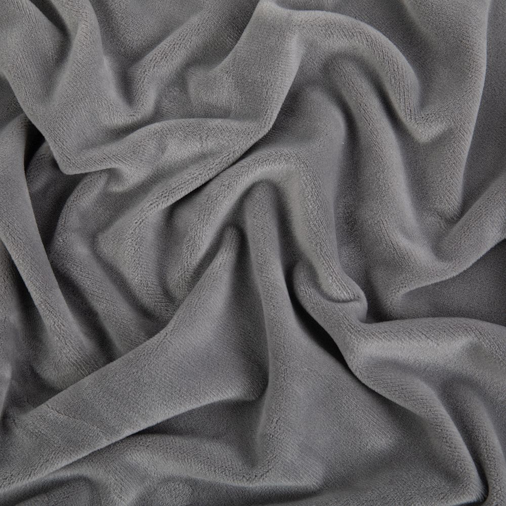 Велюр 240 г/м², 185 см / 5 метров, серый/grey, Gamma VELR