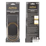 Спицы круговые ⌀3.5 мм, 80 см, с металлическим тросиком, Alpina SIL-80