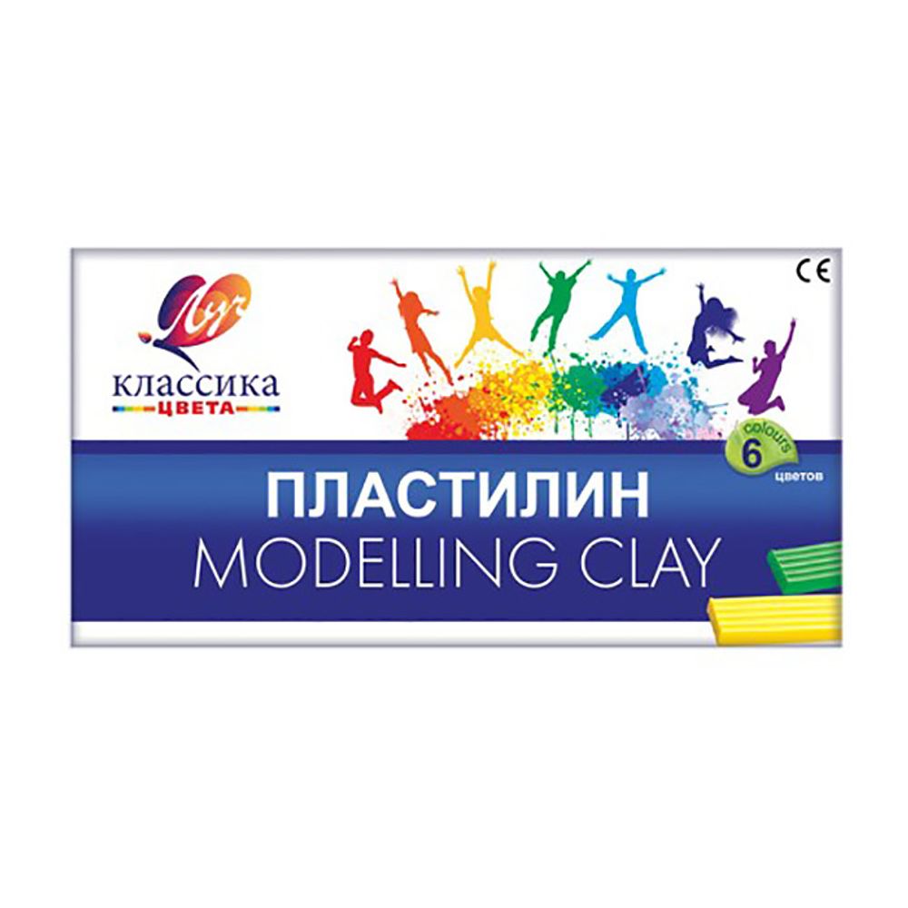 Пластилин Классика 6 цветов, 12С-878-08