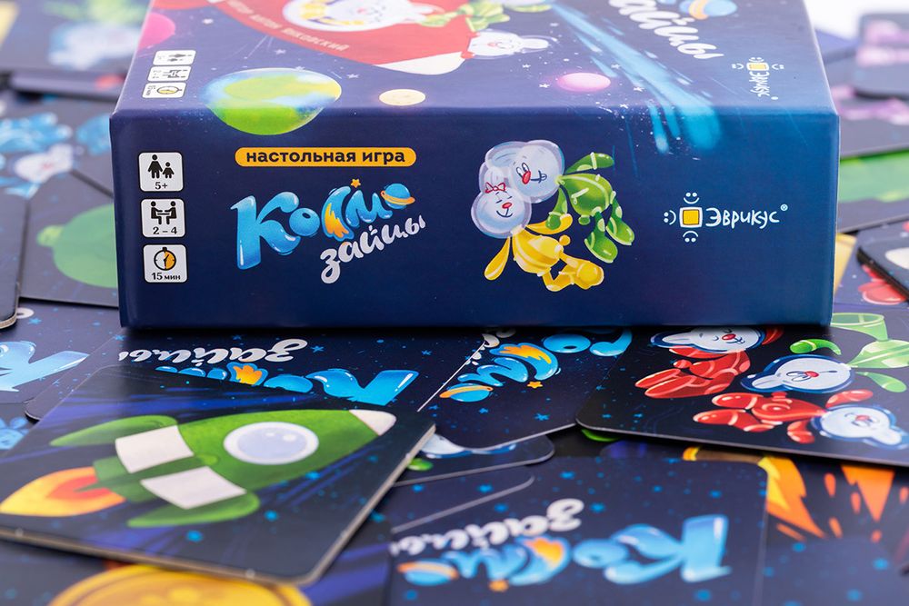 Игра настольная Космозайцы, Эврикус BG-17067