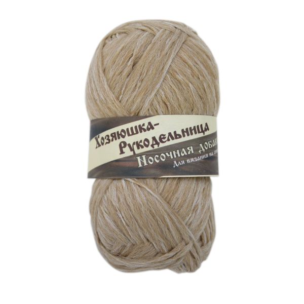Пряжа Носочная добавка / уп.10 мот. по 50 г, 230 м, солома