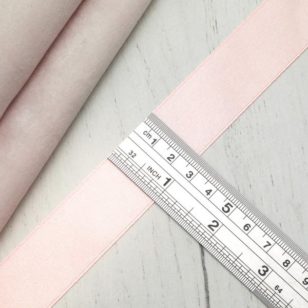 Лента атласная 1-сторонняя 25.0 мм / 22.86±1 метров, 006 светлый персик, Globus