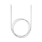 Спицы круговые металл ⌀2,0 мм, 80 см, с металлической леской, Gamma MKG