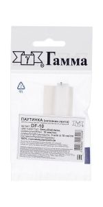 Паутинка клеевая 10 мм / 5 шт по 3 метра, белый, DF-10, Gamma