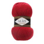 Пряжа Alize (Ализе) Lana Gold / уп.5 мот. по 100 г, 240м, 056 красный A