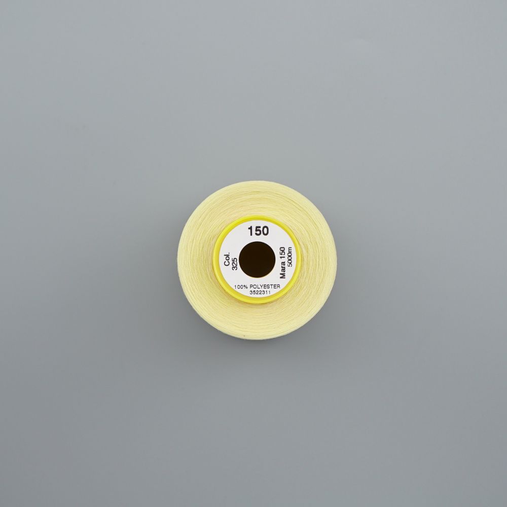 Нитка особо тонкая Gutermann Mara №150 (150/2), 5000 м, 713961, цв. 325 шампань, 1 катушка