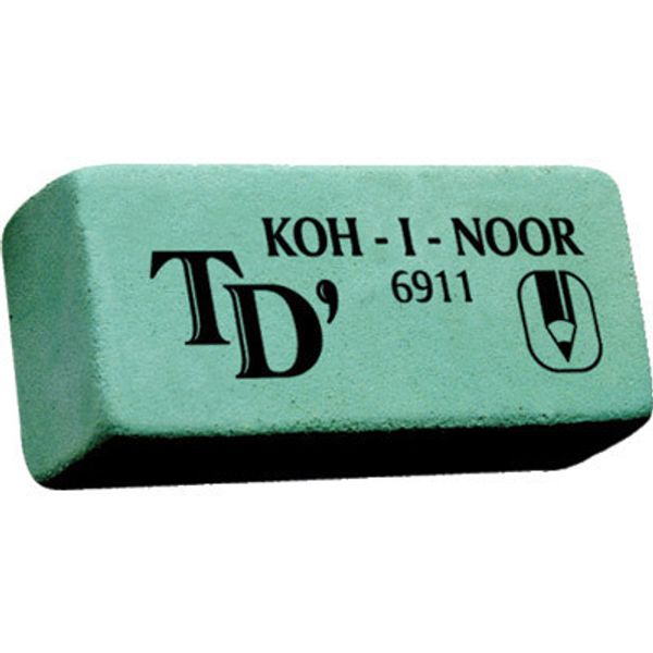 Ластик для мягких ч/г карандашей 6911/20, 20 шт, 6911020005KD, KOH-I-NOOR Hardtmuth