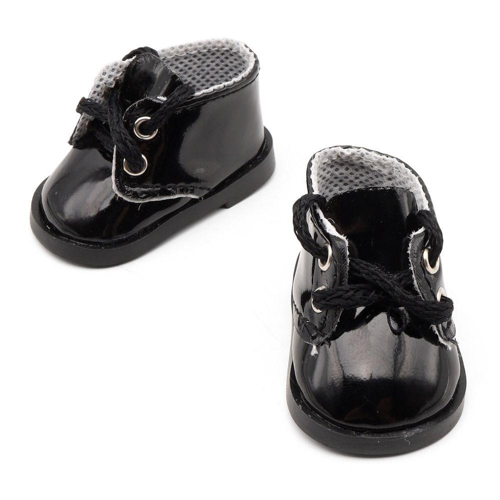 Ботиночки для кукол 5х2.5 см, 1 пара, Astra&amp;Craft, цв. черный, SH-0063