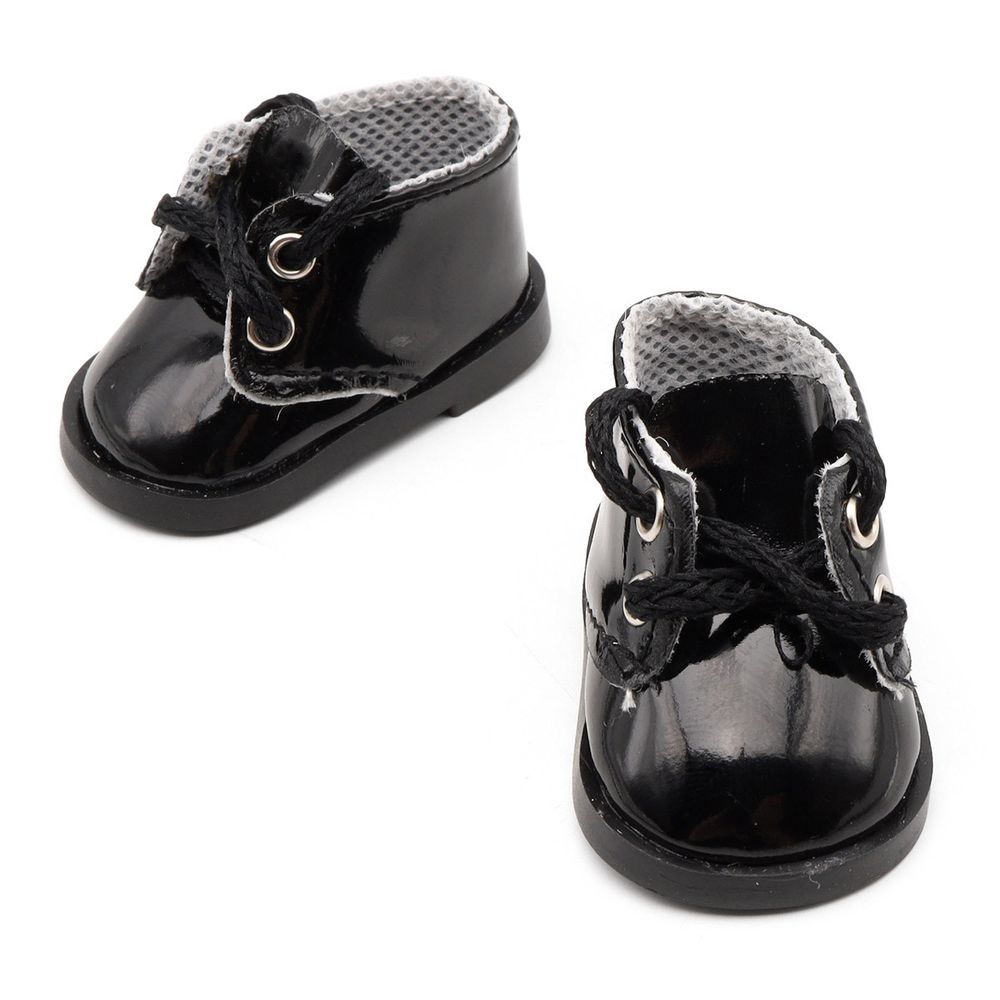 Ботиночки для кукол 5х2.5 см, 1 пара, Astra&amp;Craft, цв. черный, SH-0063