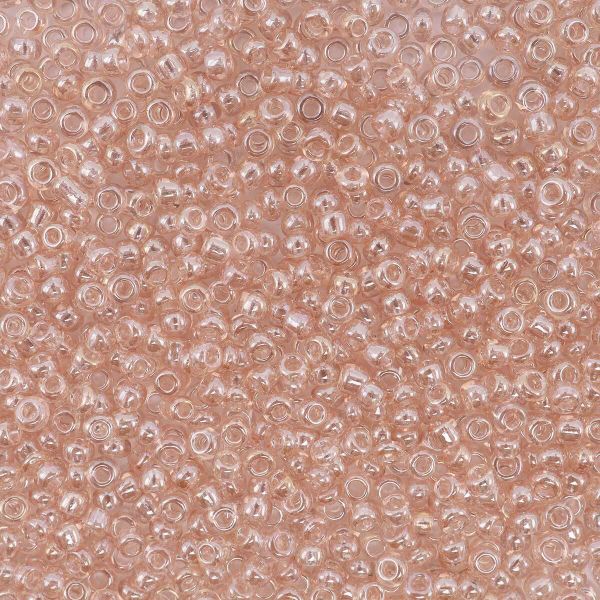 Бисер Astra&Craft 11/0 (2.1 мм), 200 г (10х20 г), цв. 109А бежевый/прозрачный, глянцевый