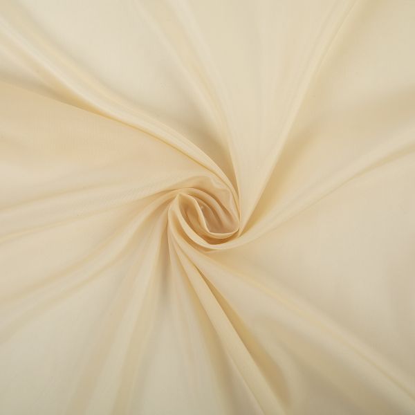 Ткань подкладочная (таффета) 180Т, 57 г/м², 500х152 см, 452 кремовый, Gamma 180Т