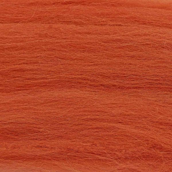 Шерсть для валяния Троицкая п/тонкая 1х100 г (до 29 мкр), 30 светлый терракот