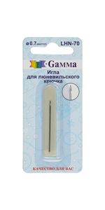 Иглы ручные для люневильского крючка ⌀0.7 мм, 3 см, Gamma LHN-70