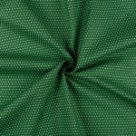 Ткань для пэчворка Peppy Бабушкин сундучок, отрез 50х55 см, 140 г/м², БС-23 кр.горох я.зеленый, Peppy