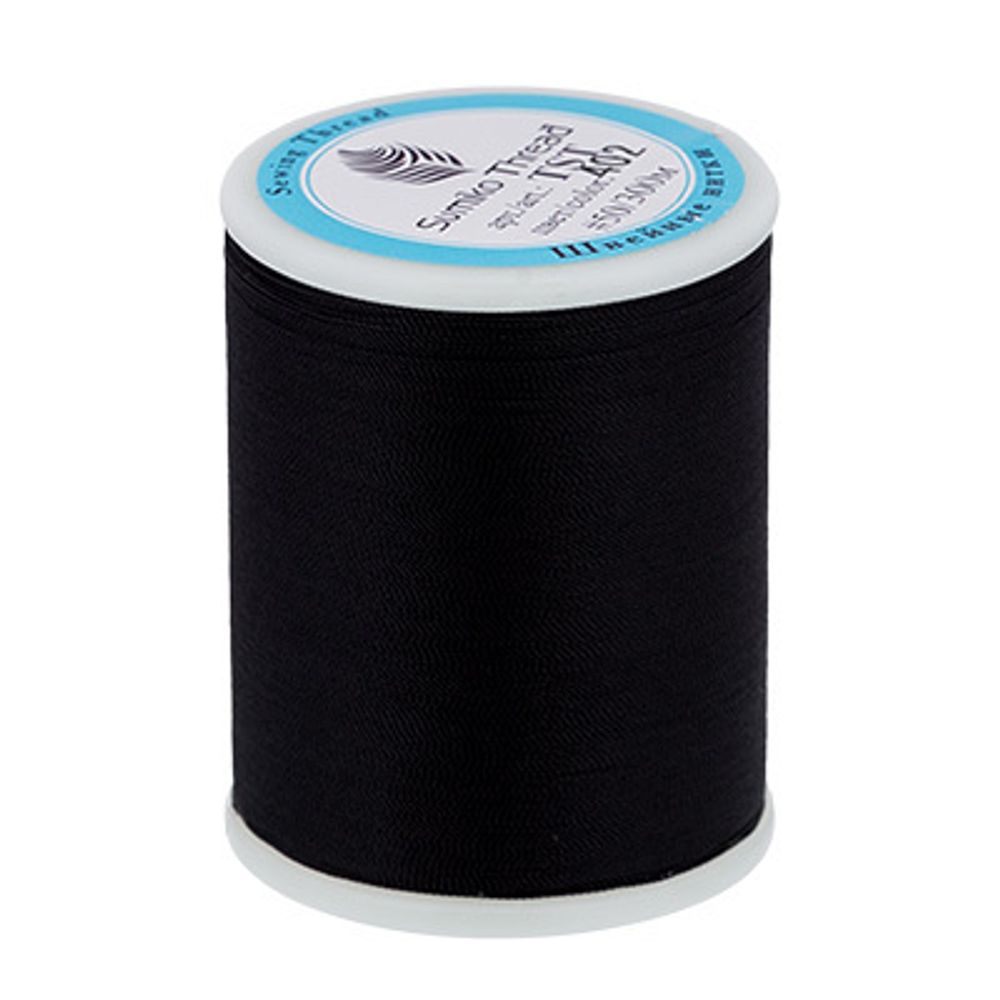 Нитки для трикотажных тканей SumikoThread 300 м, (328 ярд), 402 черный