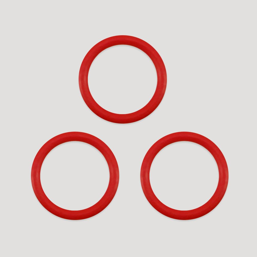 Кольца для бюстгальтера металл ⌀11.0 мм, 100 красный, Arta, 50 шт, 7733682-7