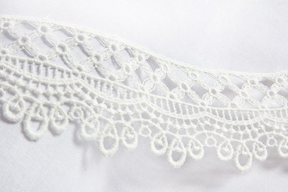 Кружево гипюр (плетёное) 43 мм / 10 м, кремовый, Gamma GGM-4303