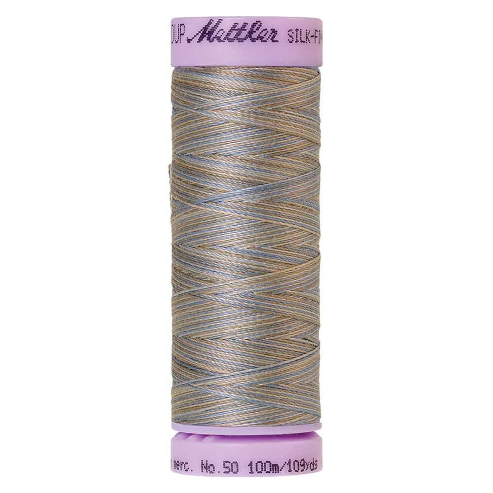 Нитки хлопковые отделочные Mettler Silk-Finish multi Cotton 50, 100 м, 9843, 5 катушек
