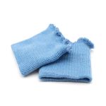 Манжеты трикотажные 6.0х7.0 см, 1 пара, тонкие малые 14 кл, 1х1, 020 голубой