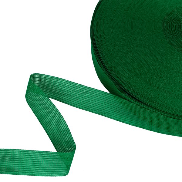 Тесьма (лента) окантовочная 22 мм / 100 метров, 084 св.зеленый, Gamma 022 О ЦВ