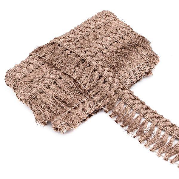 Бахрома отделочная 75.0 мм / 10 метров, с кистями, (107), 2035