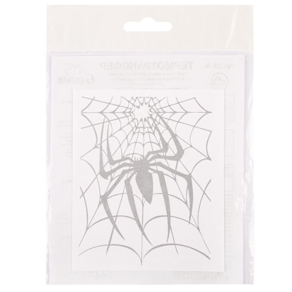 Термотрансфер №05, 1 шт, M-511 Паук 12х9 см, Gamma