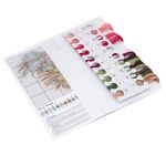 Набор для вышивания нитками Овен, Ёлочная игрушка. Шишка 9,3х8,5см