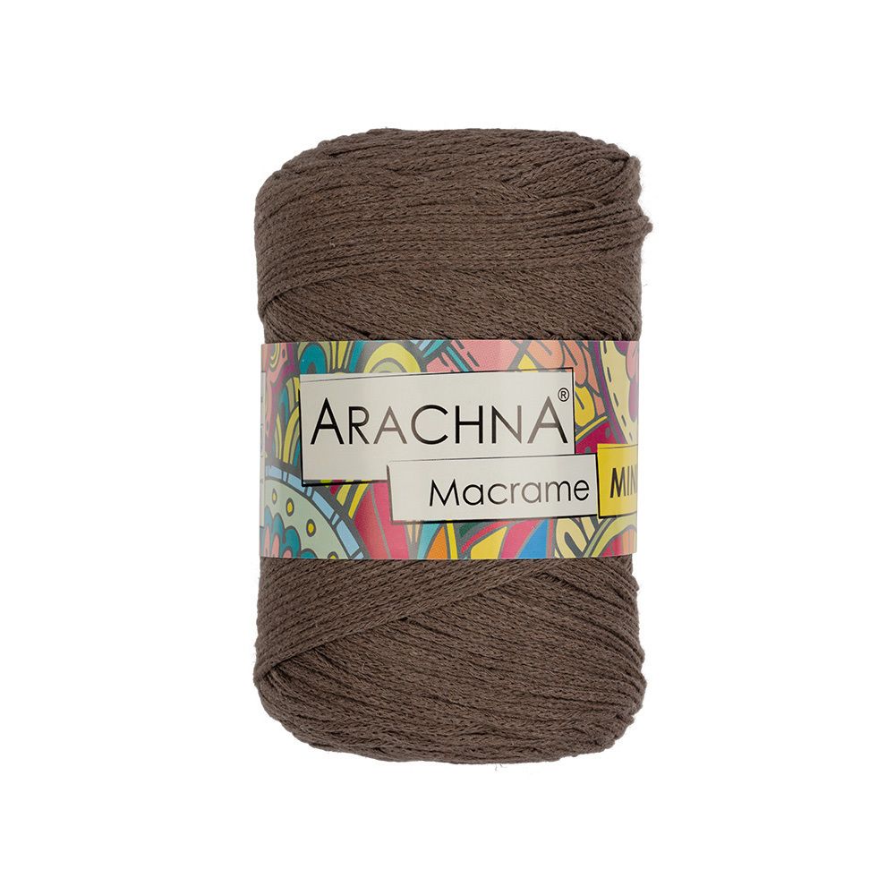 Пряжа Arachna Macrame Mini / уп.4 мот. по 250г, 230м, 26 св.коричневый