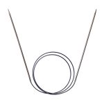 Спицы круговые ⌀3.0 мм, 80 см, 1 шт, серебристые, Prym 212124