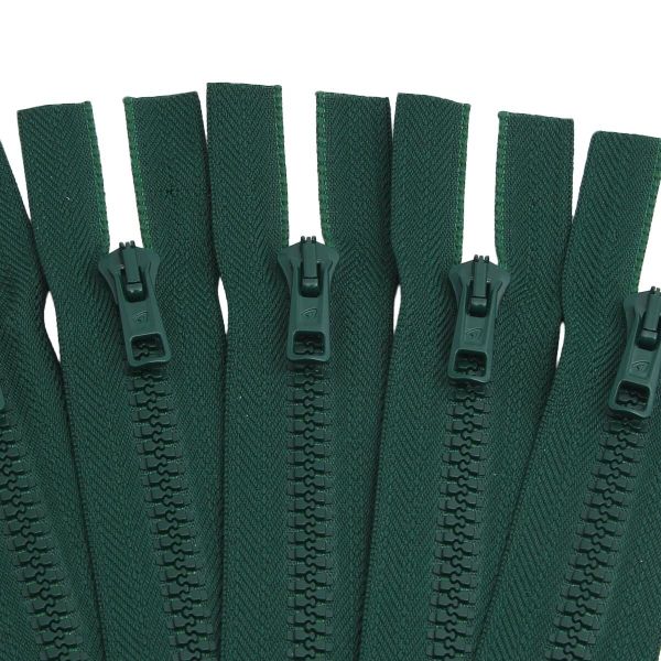 Молния трактор Arta Т6 (6 мм) 1 зам., разъем., 50 см, цв. 054 т.зеленый, уп.5 шт