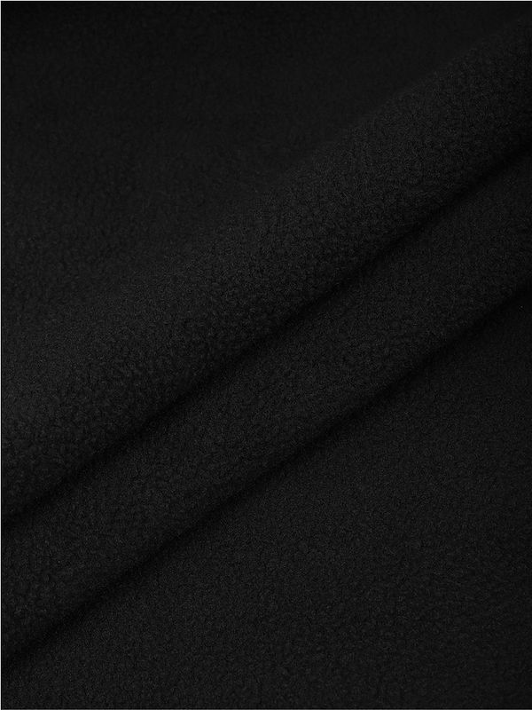 Флис 1-сторонний 130 г/м², 150 см / 2 метра, TBY-0085-322.130.2, цв.F322 черный