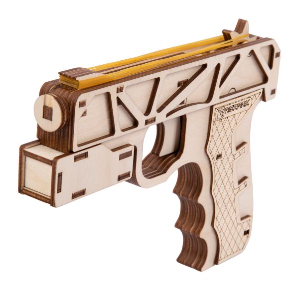 Пазл 3D, серия Оружие 62 элемент, Резинкострел Охотник, Rezark PTT-03