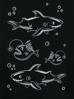 Набор для творчества Гравюра-блокнот Морские обитатели, 10х14 см, Hobbius GHPS-05