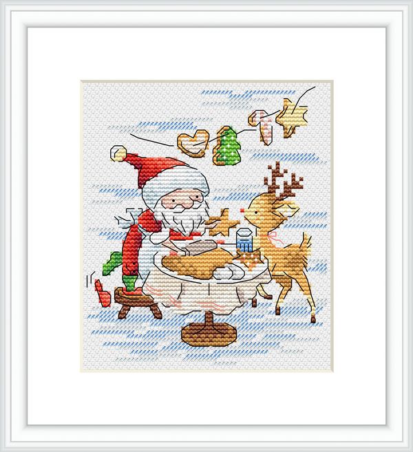 Набор для вышивания нитками МП Студия (Жар-птица), Сладкие угощения, 13х11 см