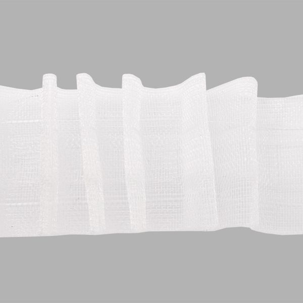 Лента (тесьма) шторная: сборка параллельная (1:3) 40 мм / 100 метров, 420123