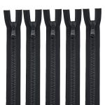 Молния трактор Arta Т8 (8 мм) 2 зам., разъем., 60 см, цв. 077 черный, уп.5 шт